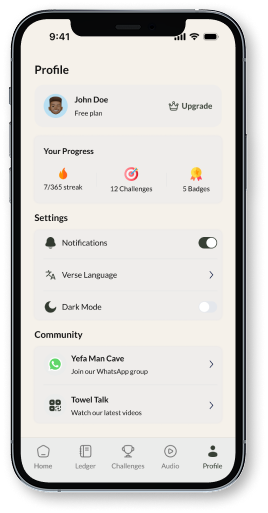 Yefa App FAQ Interface